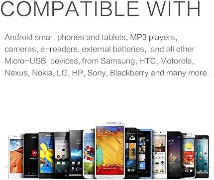 MaGeek 10ft / 3.0 m Premium Ekstra Uzun Mikro USB Kablosu Samsung, HTC, Sony,Motorola,LG, Google, Nokia ve Daha Fazlası için