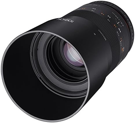 Rokinon 100mm F2.8 ED UMC Tam Çerçeve Telefoto Makro Lens Canon EF Dijital SLR Kameralar için