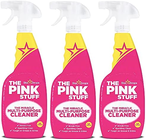 Stardrops-The Pink Stuff-Mucize Çok Amaçlı Temizleme Spreyi 750ml 3'lü Paket (3'lü Çok Amaçlı Sprey)