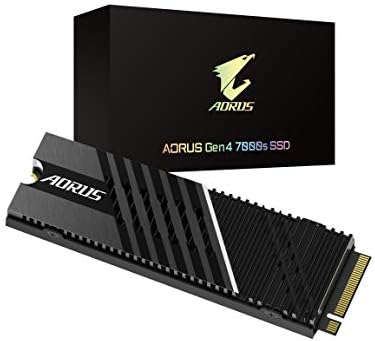 GIGABYTE AORUS Gen4 7000s SSD 2 TB PCIe 4.0 NVMe M. 2, Nanokarbon Kaplı Alüminyum Soğutucu, 3D TLC NAND, SSD-GP-AG70S2TB