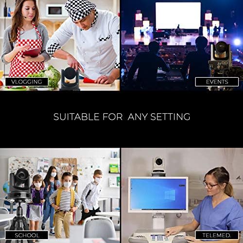 PTZOptics 20X SDI Optik Zoom Canlı Streaming Yayın Kamera + PTZOptics PTJOY G4 Joystick Denetleyicisi
