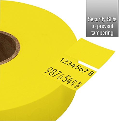 Monarch 1136 Fiyatlandırma Tabancası için Sarı Fiyatlandırma Etiketleri-8 Rulo, 14.000 Fiyat İşaretleme Etiketi