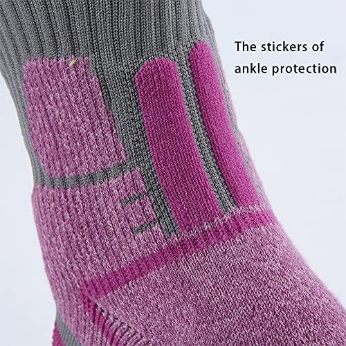 Yürüyüş çorapları Kadınlar ve Erkekler için Nem Esneklik Yürüyüş Açık Atletik Termal Yastık Kış Çizme Çorap