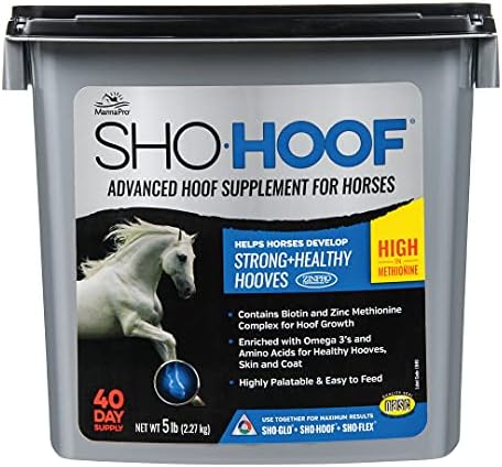 Atlar için Manna Pro Sho-Toynak Takviyesi | Sağlıklı Toynaklar için Biyotin ve Çinko Metiyonin / 5 Pound