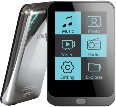Coby MP823-8GBLK 8 GB FM Radyo ile 2 inç Video MP3 Çalar (Siyah) (Üretici tarafından Üretilmiyor)