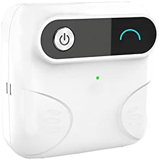 Akıllı için GDYJP Mini Cep Kablosuz Bluetooth Yazıcı Taşınabilir Fotoğraf Yazıcısı Şarj Edilebilir Etiket (Renk : Beyaz, Boyut: