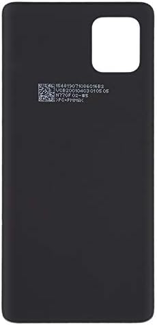 JINParts Cep Telefonu Tamir Parçaları Pil Arka Kapak ıçin Uyumlu Samsung Galaxy A91(Siyah) Bölüm Değiştirin (Renk: Gümüş)