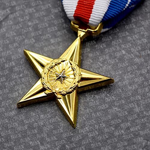 T-Oyuncak 2 ADET Askeri Madalya, ABD Gümüş Yıldız Madalya Hatıra Madalya, Çoğaltma Hediye