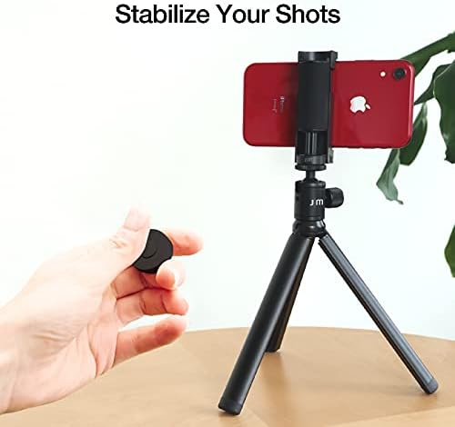 ShutterGrip Mini Tripod Premium Alüminyum Alaşım Topu Kafa Dağı Standart 1/4 Vida Masaüstü Masa Standı Tripod Tüm Kameralar