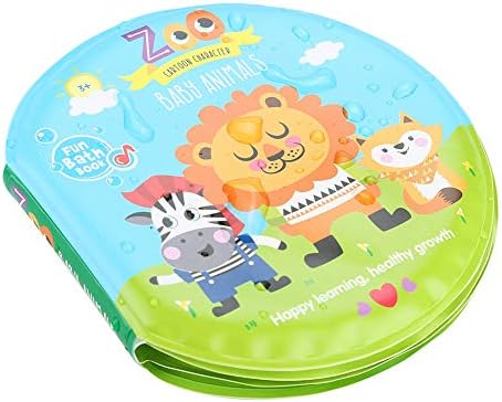 Zhjvıhx EVA Banyo Kitap, Yuvarlak Bebek Banyo Su Oyuncak, Çocuk için Bebek Bebek Yürüyor (Hayvanat Bahçesi)