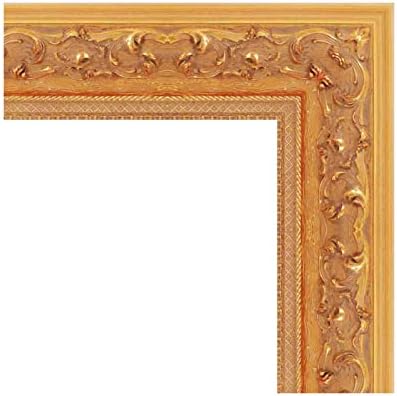 28x20 Gold Shadowbox Frame-Gölge Kutusu Çerçevesi İç Boyutu 28x20 x 1 İnç Derinliğinde - Bu Altın Çerçeve, 1 İnç Derinliğe