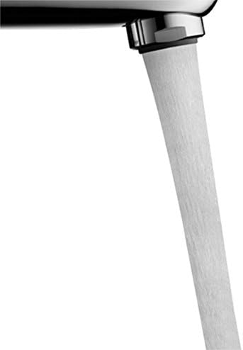 hansgrohe Odak Modern Yükseltme Kolay Temiz 1-Handle 1 5-inch Tall Banyo Lavabo Musluk Fırçalanmış Nikel, 04370820