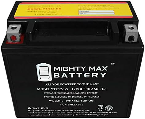 Mighty Max Pil YTX12-BS 12 V 10AH SLA Pil Değiştirme Marka Ürün