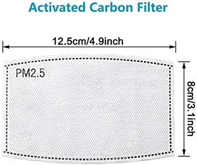 PM2. 5 Koruyucu Değiştirilebilir Filtreler İçin Bez Yüz Maskesi Yıkanabilir Boyun Tozluk Çok Fonksiyonlu Balaclava Yüz Eşarp