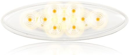 Maxxima M20344YCL Amber Oval Şeffaf Lens LED Yan Dönüş / Yan işaretleyici ışığı