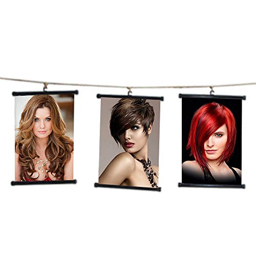 sp217176 Kızlar Saç Modelleri Duvar Kaydırma Posteri Kuaför Salonu Saç Kesimi Ekranı için