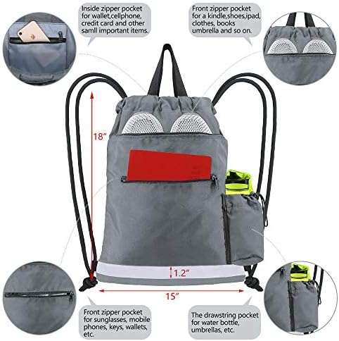 İpli sırt çantası Çanta Ağır Dize spor ekipmanları Depolama Cinch Spor Sackpack için Plaj Seyahat Kamp Egzersiz Dişli