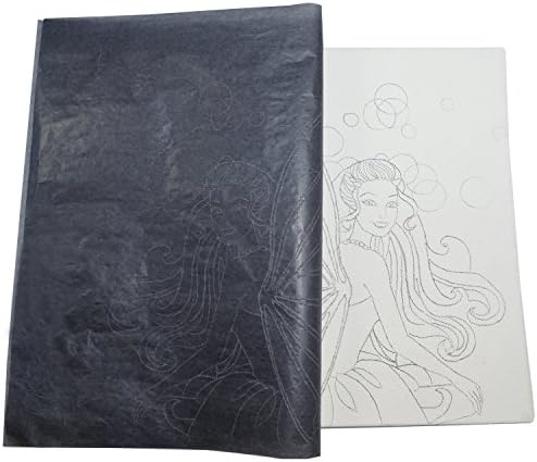 Grafit Transfer Kağıdı, 18 x 24 - 10 Yaprak - Siyah Mumlu Karbon Kağıdı-Çizim, İzleme ve Transfer için-Myartscape'den Birinci