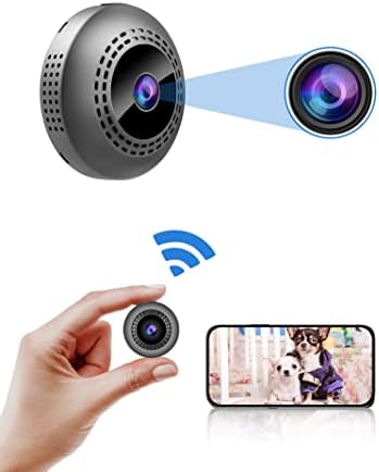 Ryscam Mini Casus Kamera wifi-1080P Kablosuz Gizli Kamera-Ses ve Video Kaydı Canlı Beslemeli Dadı Kamerası-Taşınabilir Küçük