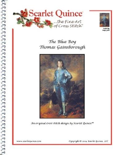 Scarlet Ayva GAI001lg Mavi Çocuk Thomas Gainsborough tarafından Sayılan Çapraz Dikiş Grafik, büyük Boy Semboller