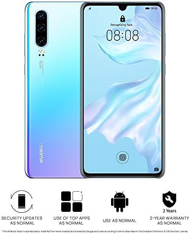 Huawei P30 Tek SIM 128GB ELE - L09 (Yalnızca GSM, CDMA Yok) Fabrika Kilidi Açılmış 4G / LTE Akıllı Telefon-Uluslararası Sürüm