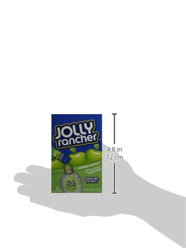 Jolly Rancher İçecek Karışımı Yeşil Elma-6 Kutu ( Toplam 36 Tekli Paket)