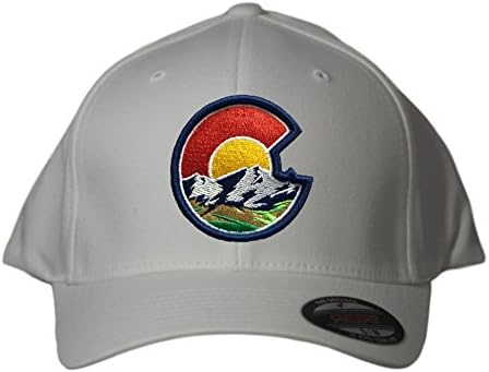 Colorado Bayrağı C Doğa Flexfit 6277 Şapka. Colorado Temalı Kavisli Fatura Kapağı
