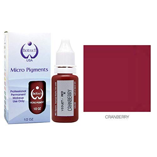 BİOTOUCH Mikropigment kızılcık Pigment Renk Kalıcı Makyaj Microblading Malzemeleri Kaş Gölgeleme Mikropigmentasyon Kozmetik