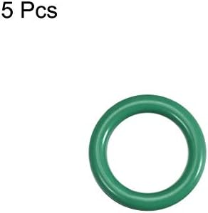 KFıdFran Flor Kauçuk O-Ringler, 12mm OD 8.2 mm ID 1.9 mm Genişlik FKM Araç Makineleri için Conta Contası Sıhhi Tesisat, Yeşil,