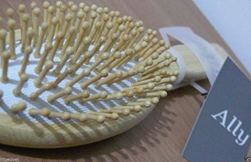 Saç Fırçası Oval Pnömatik 22 Cm Bambu Ahşap Kıl: Küçük Küresel Ahşap Pim
