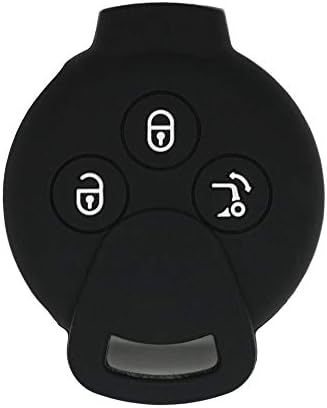 SEGADEN Silikon Kapak Koruyucu Kılıf Tutucu Cilt Ceket ile Uyumlu MERCEDES BENZ SMART Fortwo 3 Düğme Uzaktan Anahtar Fob CV4953