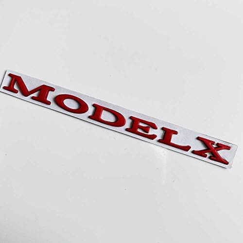 Çıkartmaları 3D Metal Amblem Sticker Rozet Çıkartmaları Fit Tesla Model Y Model 3 Model X Model S Dekoratif Aksesuarları (Krom)