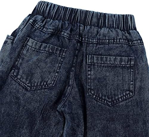 TAOHONG Toddler Bebek Kız Flared Jeans Ripped Pantolon Çan-Alt Denim Pantolon Bahar Güz Giyim