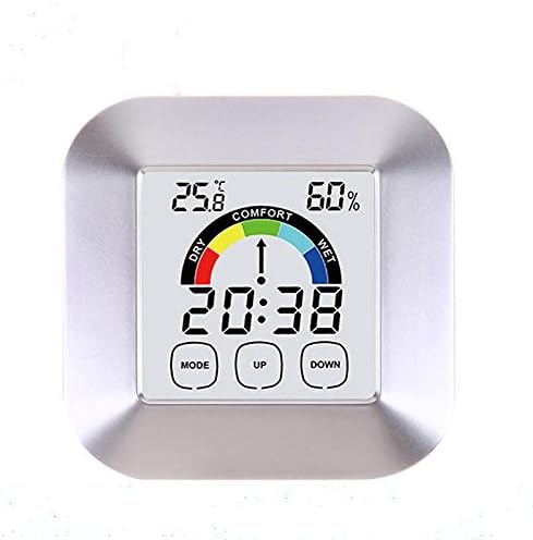 Ev Dokunmatik Ekran Dijital Saat Sıcaklık Nem Ekran Alarm Açık Kapalı Test Cihazı