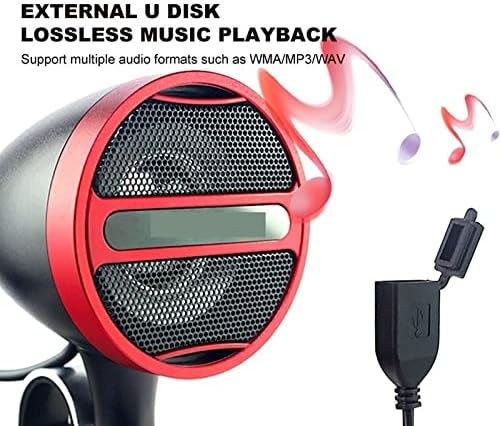 L-SHISM Hoparlör Su Geçirmez Motosiklet MP3 Çalar Amplifikatör Loudspeake 12 V Müzik Çalar FM Radyo Stereo Bluetooth Uyumlu