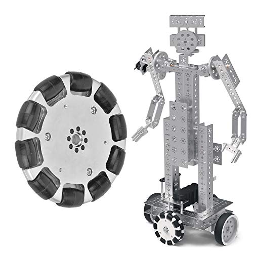 Genericl 100mm / 4in Çok Yönlü Tekerlek 360 Derece Rotasyon Çok Yönlü Evrensel Tekerlek Endüstriyel Robot Parçaları