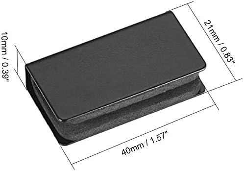 KFıdFran Cam Kapı 5-6mm Cam Kapı için Kelepçe Seti ile Manyetik Mandal Mandalları (Glastür-Magnetverschluss mit Klemmen-Set