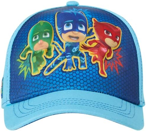 Nakışlı PJ Maskeleri Erkek Pamuklu Beyzbol Şapkası