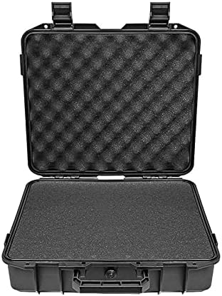 JUSTYINGKAI Toolbox Plastik Güvenlik Ekipmanları Alet Çantaları (Renk: Siyah, Boyut: 420x350x118mm)