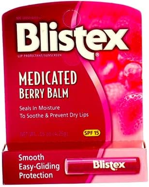 Blistex İlaçlı Berry Balsamı SPF 15 0.15 oz (6'lı Paket)