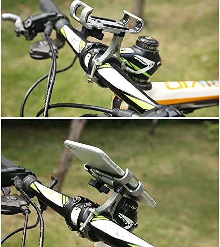 YOUXOU 360 Derece Dönebilen Bisiklet telefon tutucu Alüminyum Ayarlanabilir Bisiklet Tutucu Kaymaz Dağ Bisikleti / Elektrikli