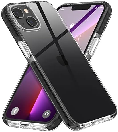 ıphone 13 için Uyumlu MİLPROX Şeffaf Kılıf (2021), Kristal Şeffaf Kapak Darbeye Dayanıklı Koruyucu Ağır Hizmet Tipi Tampon