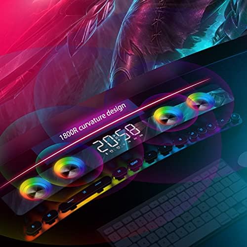 Yeni Masaüstü oyun bilgisayarı Bluetooth hoparlör Subwoofer yüksek güç 3D Surround yüksek ses kalitesi ile renkli ışıklar,
