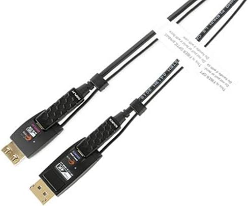 Opticis DHFC-200D - 20 DisplayPort 1.2-HDMI 2.0 Dönüştürme 20 Metre Ayrılabilir Aktif Optik Kablo, 60hz'de (RGB ve YCbCr: 4:4:4)
