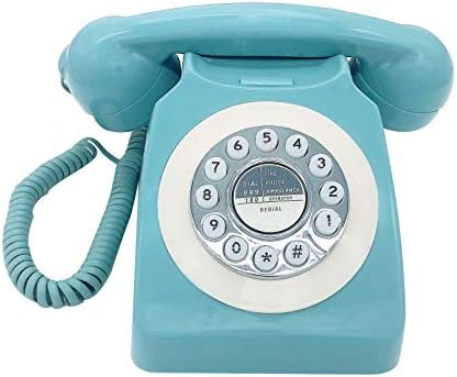 Kablolu Retro Telefon, TelPal Vintage Eski Telefonlar, Ev ve Ofis Dekorasyonu için Klasik 1930'ların Antika Sabit Telefonları,